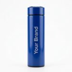 Custom Branded Blue Metal Water Bottle