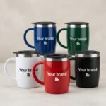 Custom Insulated Stainless Steel Travel Mug With Lid