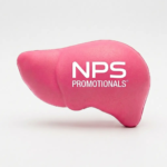 Custom Multicolor Liver Shaped Promotional Stress Ball - Image 3